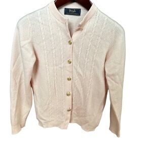 Pringle The Scotch House Womens 38 100% Cashmere Cardigan Sweater  Scotland S